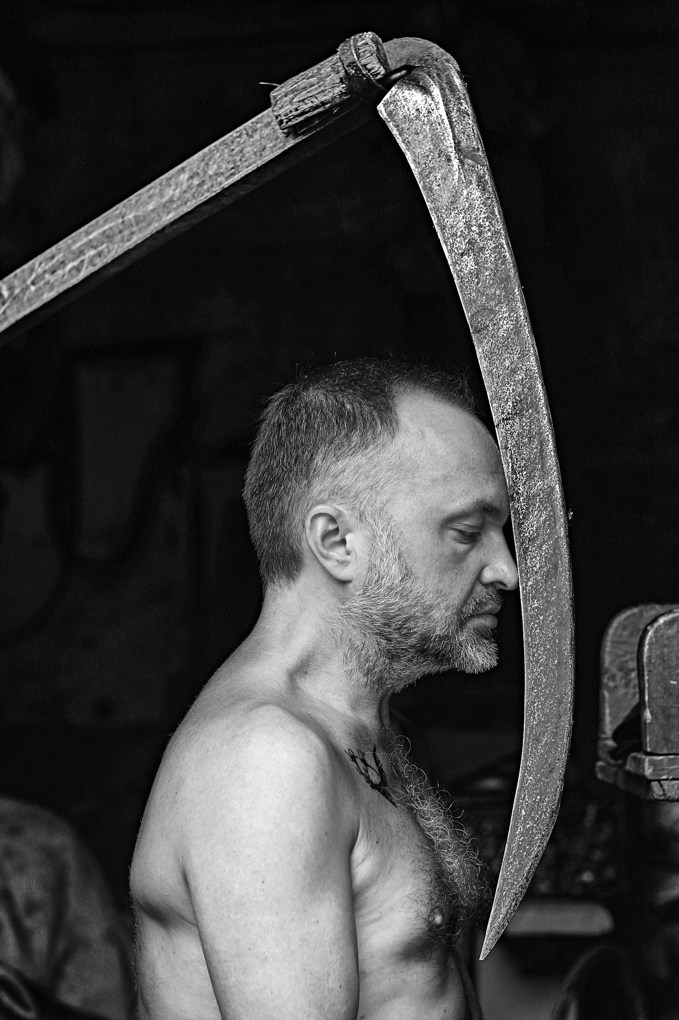 Серія «Межа». Автопортрет. Лімітований наклад десять екземплярів. 2024